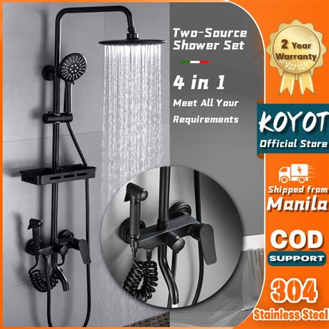 Koyot Stainless Steel Bathroom Hot And Cold In Brass Body