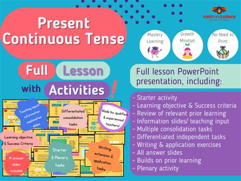 Present Continuous Present Progressive Tense Full Lesson