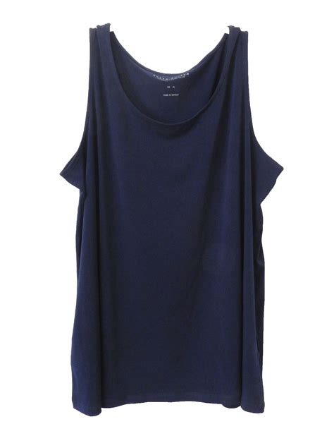 Susan Graver Liquid Knit Tank Top Modern Essentials Collection Navy Xl 95 Polyester 5