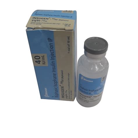 Biphasic Isophane Insulin Injection IP At Best Price In New Delhi