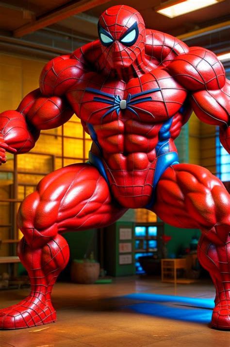 Muscle spider man by Swat47 on DeviantArt