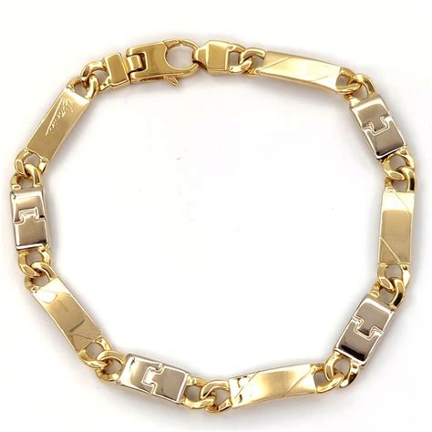 Kt White Gold Yellow Gold Bracelet Catawiki