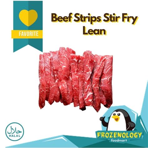 Jual Beef Strips Stir Fry Lean Daging Sapi Potong Tumis Teriyaki