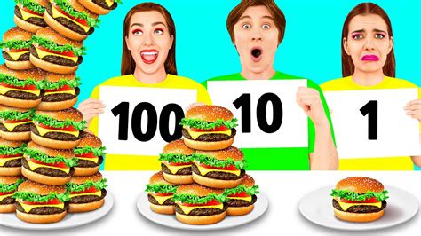 Tantangan 100 Lapis Makanan Tantangan Gila CRAFTooNS Challenge YouTube