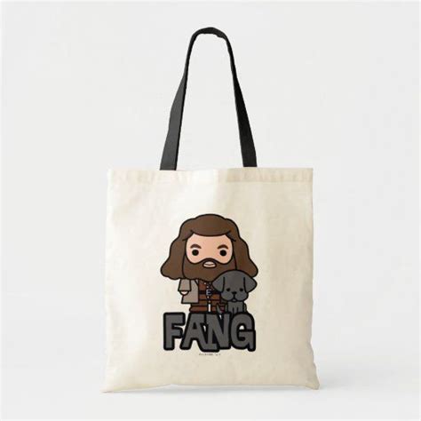 Cartoon Hagrid And Fang Character Art Tote Bag Zazzle Art Tote Bag