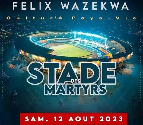 Concert Au Stade Des Martyrs Sgrave Veut Oser Scoop Rdc