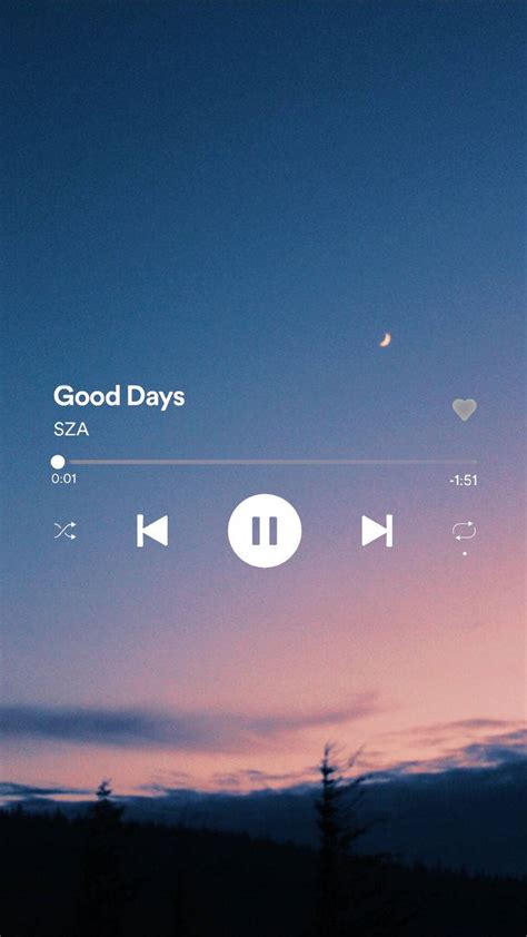 Download Aesthetic Music Good Days By Sza Wallpaper