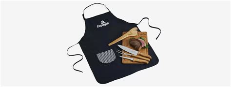 Kit Para Churrasco Em Bambu Avental E T Bua Retangular Falcon Brindes