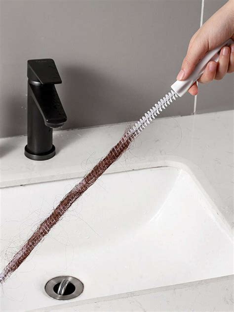 Cm Pipe Dredging Brush Bathroom Hair Sewer Sink Cleaning Brush