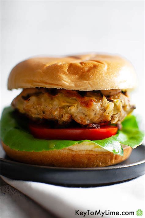 Avocado Turkey Burgers With Chipotle Lime Sauce Key To My Lime