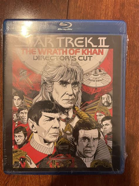 Star Trek II The Wrath Of Khan Directors Cut Blu Ray Sealed