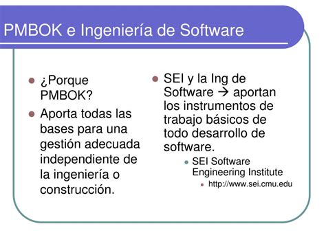 Ppt Gestión De Proyectos Basado En Pmbok Powerpoint Presentation