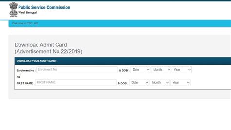 WBCS Main Admit Cards 2021 Released At Wbpsc Gov In Direct Link
