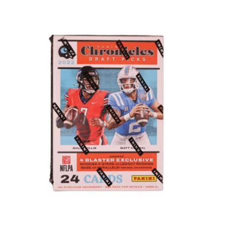 2022 Panini NFL Chronicles Draft Picks Football Blaster Box Factory