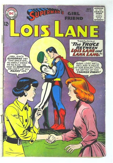 Superman S Girl Friend Lois Lane Fine Actual Scan Comic Books