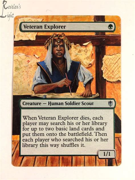 Veteran Explorer Extended Mtg Alter Revelen S Light Altered Art