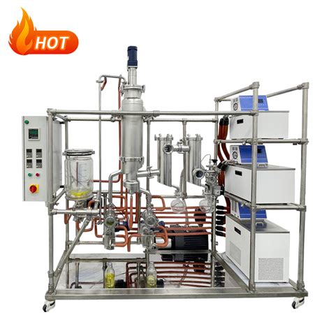 Stainless Steel Short Path Wiped Film Molecular Evaporator Distillation