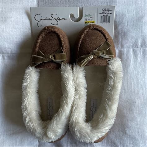 Jessica Simpson Shoes Jessica Simpson Fuzzy Slippers Poshmark