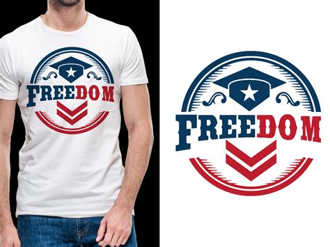 Freedom Logo Tshirt Design Graphic By Ui Sahirsulaiman · Creative Fabrica