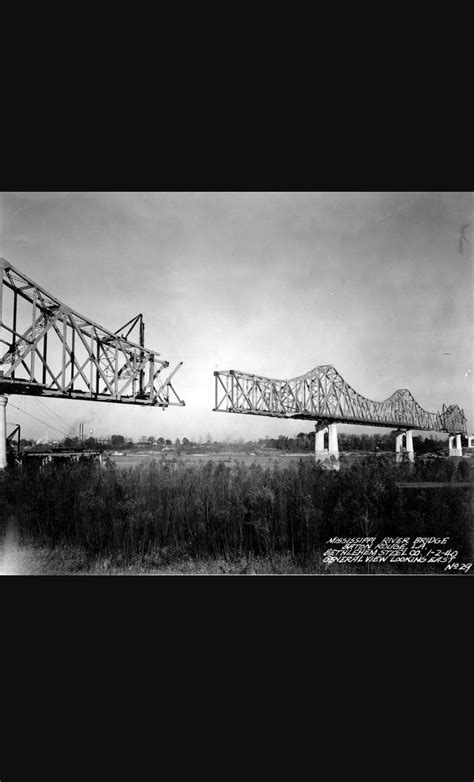 Huey P Long Bridge construction : BatonRougeHistory