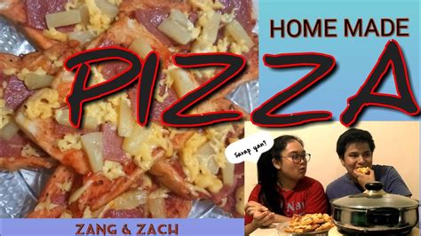 Tasty Homemade Pizza Without Oven Quick And Easy Recipe Zang And Zach Youtube