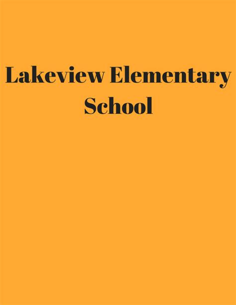 Lakeview Elementary School – The Bling Lab OC