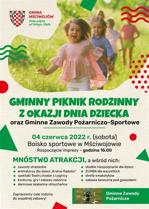 Gminny piknik rodzinny z okazji Dnia Dziecka 4 czerwca Mściwojów