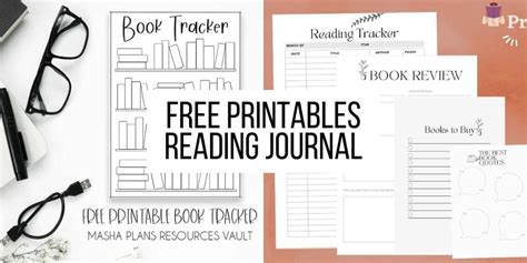 Free Reading Journal Printables