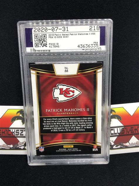 Panini Select Concourse Patrick Mahomes Ii For Sale Online