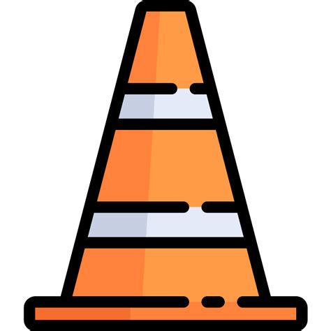 Traffic Cone Cartoon