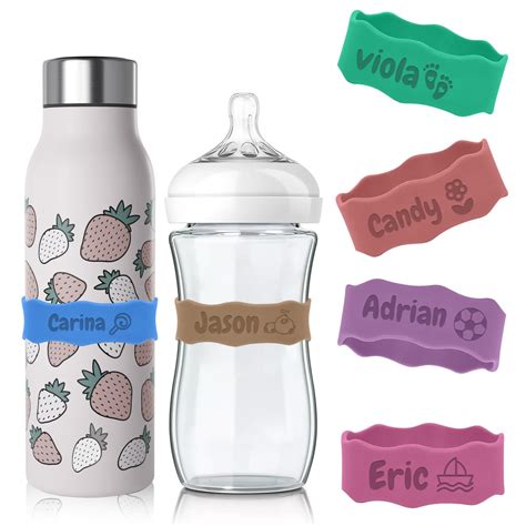 Amazon Tiwkabm Personalized Water Bottle Name Bands Custom