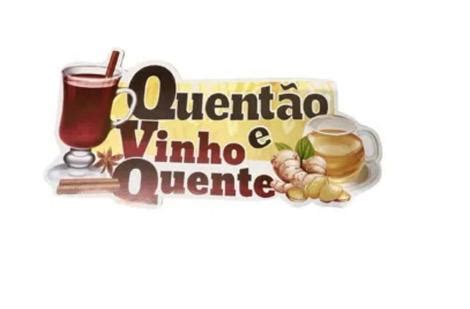 Decoração Placa para festa Junina Quentão e Vinho Quente Mor Pôster