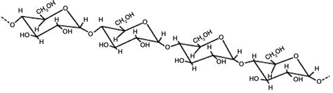 Structure of amylose. | Download Scientific Diagram