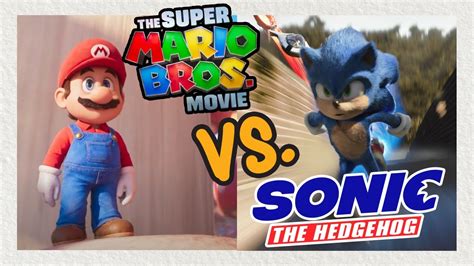 Video Game Movies The Super Mario Bros Movie Vs Sonic The Hedgehog