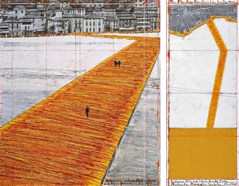 Christo To Connect Italy S Lake Iseo With Floating Golden Fabric Piers