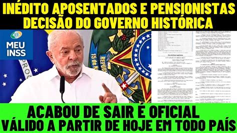 In Dito Acabou De Sair Nota Do Inss E Pega Todos Aposentados E