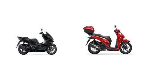 Motorrad Vergleich Honda PCX125 2023 vs. Honda SH125i 2023