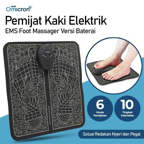 Jual Alat Pijat Kaki Elektrik Ems Foot Massager Baterai Mode Ems