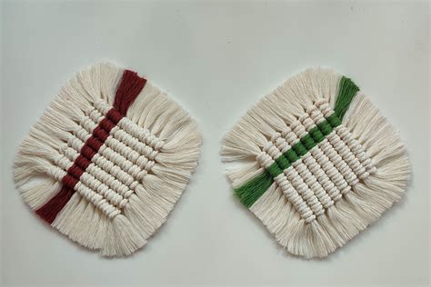 Macrame Coasters Graphic by Nataly Sacs · Creative Fabrica