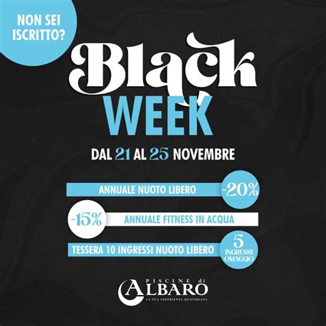 Black Week Piscine Di Albaro Scopri Le Offerte Per Te