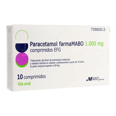 Paracetamol 1g Comprar Al Mejor Precio Farmacia Online Autorizada