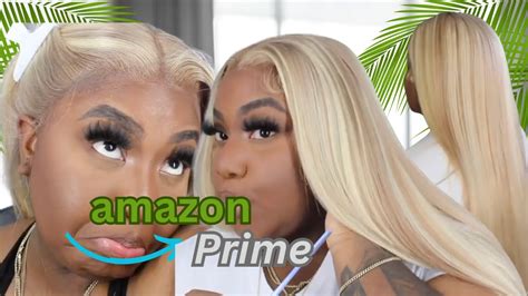 SUPER CHEAP BLONDE HIGHLIGHTED WIG FROM AMAZON BEGINNER FRIENDLY UNICE HAIR YouTube