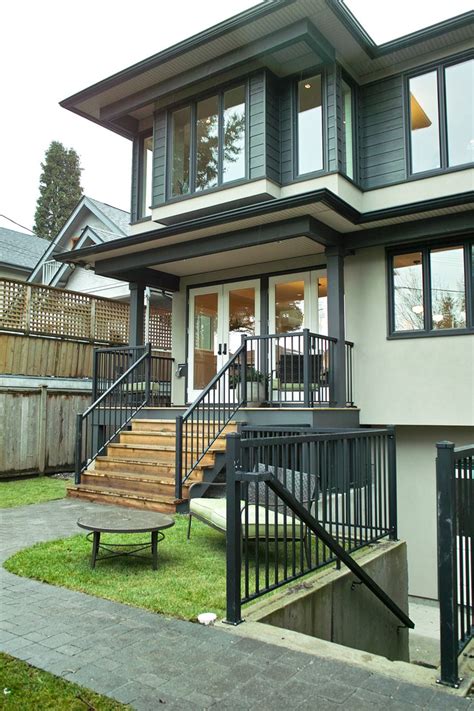 Atrium House Contemporary Exterior Vancouver By Drkdesign Houzz