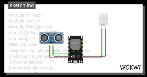 Nima Ultrasonic Wokwi ESP32 STM32 Arduino Simulator