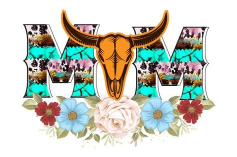 Mom Sublimation Cow Mom Png Western Png Graphic By Ak Graphics