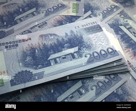 Money Of North Korea North Korean Won Bills KPW Banknotes 2000 Won