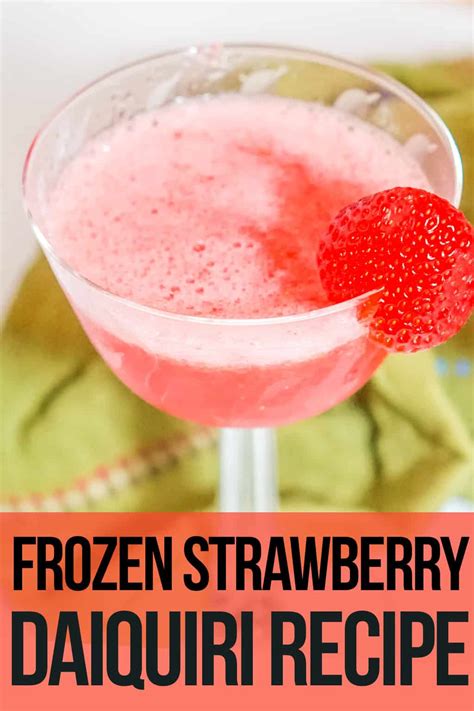 Frozen Fresh Strawberry Daiquiri Recipe Nerdy Mamma