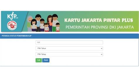 Pendaftaran Dan Verifikasi Calon Penerima KJP Plus Tahap II Tahun 2023