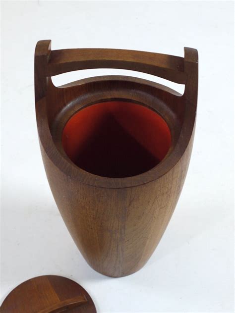 Large Teak Ice Bucket by Jens Quistgaard for Dansk Design, 1960s for sale at Pamono