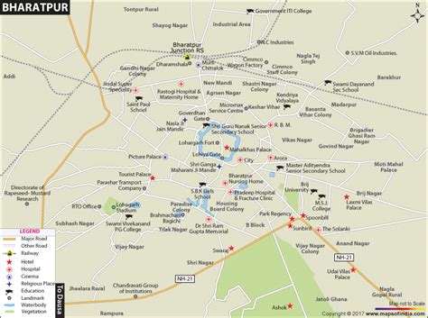 Bharatpur City Map